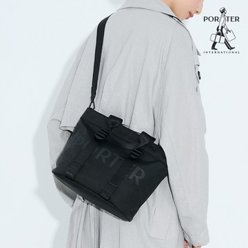 PORTER INTERNATIONAL - 理想實踐BIND手提包 - 黑