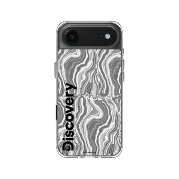 iPhone Air Clear Case（相機按鈕） 透明 - Discovery - 石岩紋路