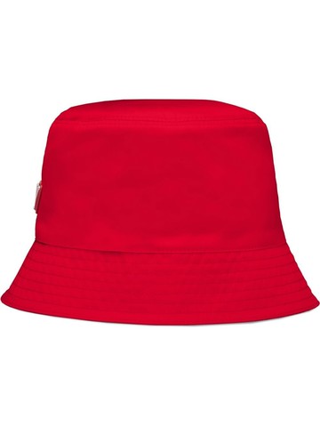 Prada - Re-Nylon bucket hat - women - Cotton/Nylon - S - Red