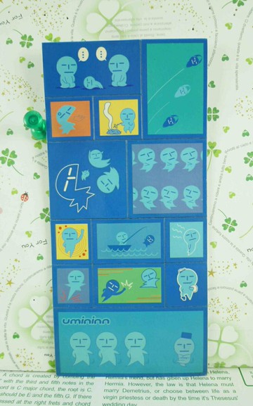 【震撼精品百貨】藍海寶寶 磁鐵貼紙-烤番薯 震撼日式精品百貨