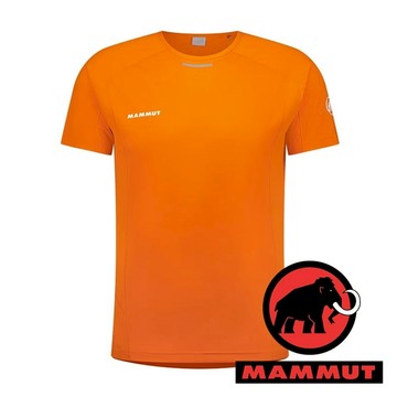 【MAMMUT 長毛象】Aenergy男圓領短袖衣『柑桔橘/深桔橘』1017-04980 戶外 露營 登山 健行 休閒 運動 短袖 T恤