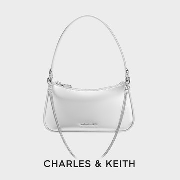 【CHARLES & KEITH】拉鍊肩背包｜快速出貨｜小CK