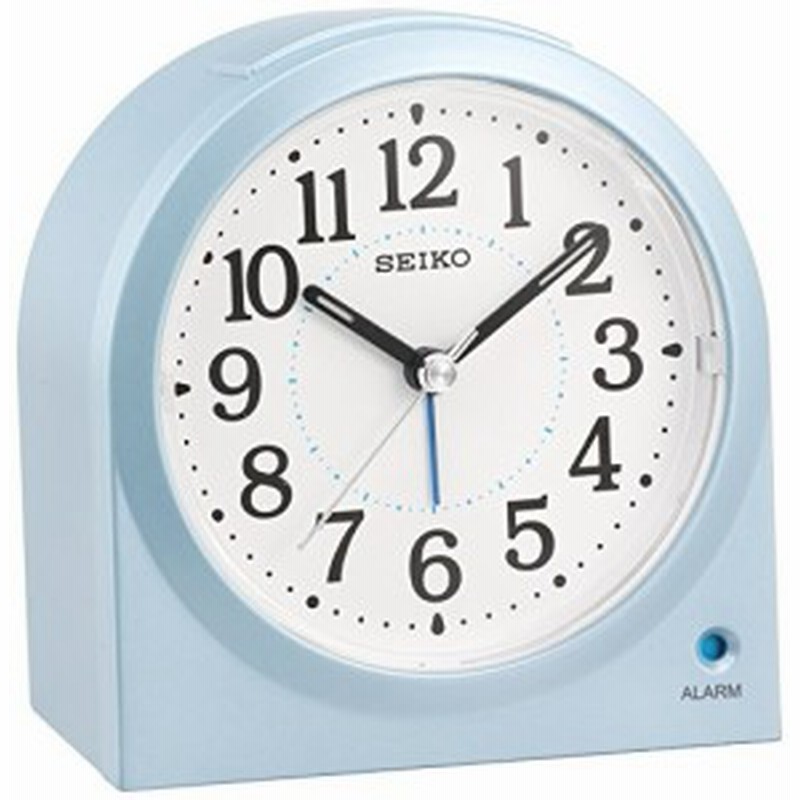 セイコー クロック 目覚まし時計 アナログ 薄青 パール Kr4l Seiko 未使用の新古品 通販 Lineポイント最大1 0 Get Lineショッピング