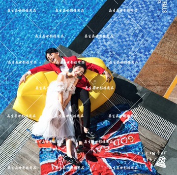 婚紗影樓旅拍樣片攝影道具 新品攝影道具空氣沙發床