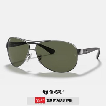 【RayBan 雷朋】經典飛行款偏光太陽眼鏡(RB3386-004/9A 67mm 偏光鏡片)
