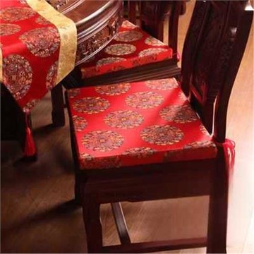 ✅人氣可定喜慶古典凳子椅子圈椅實木紅木沙發辦公椅餐椅墊防滑坐
