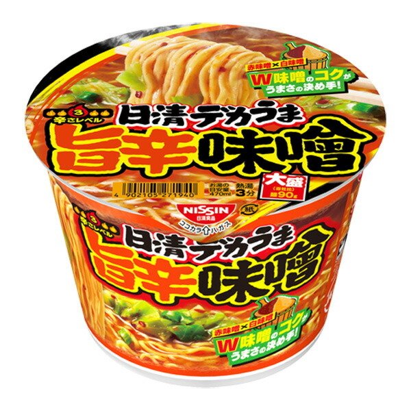 日清食品 デカうま 旨辛味噌 106g