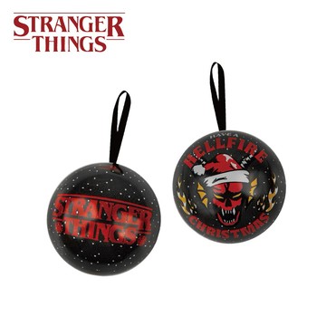 Netflix官方授權｜STRANGER THINGS 怪奇物語 聖誕掛飾驚喜膠囊-地獄火俱樂部 (代理商公司貨)