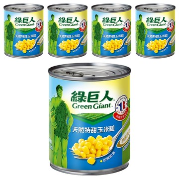 Green Giant 綠巨人 天然特甜玉米粒  198g  5罐