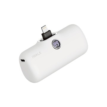 Iwalk Battery 口袋充電寶PRO Type-C LCD顯示屏 精準掌握剩餘電量  DBL5000PC-002A  白色