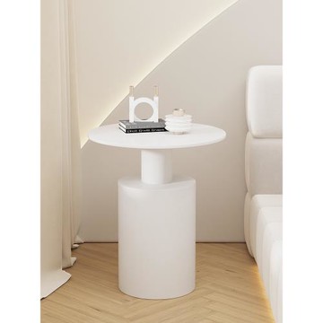 北歐風沙發邊幾輕奢高級感客廳角幾床頭置物架鐵藝極簡圓桌小茶幾