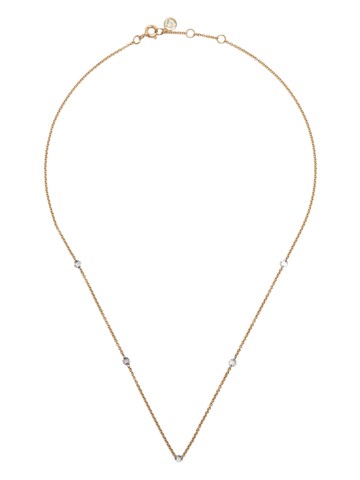 THE ALKEMISTRY - 18kt yellow gold diamond lariat necklace - women - 18kt Yellow Gold - One Size
