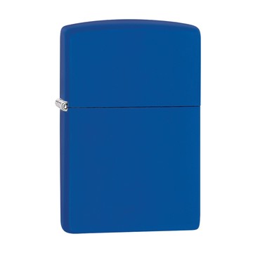 Zippo 【官方授權店】Classic Royal Blue Matte 藍色啞漆(素面)防風打火機