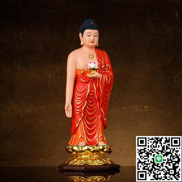 樹脂佛像站阿彌陀佛像阿佛藥師家居客廳擺件工藝品19英寸西方直銷