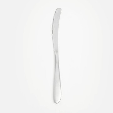 查莉不鏽鋼餐刀23.8cm 流線霧銀