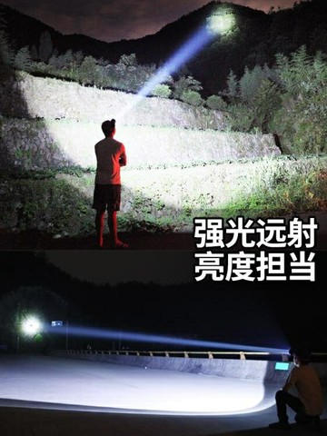 手電筒 LED頭燈強光充電超亮頭戴式夜釣魚超輕小號遠射礦感應戶外手電筒