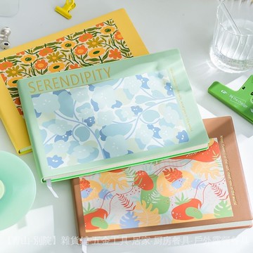 可開發票✨糯米手感B5大號橫翻繪畵手繪軟皮麵畵個性創意原創簡約橫式筆記本 #免運