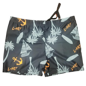 水陸兩用泳褲男款舒適透氣寬松泳褲速干短款平角泡溫泉泳褲