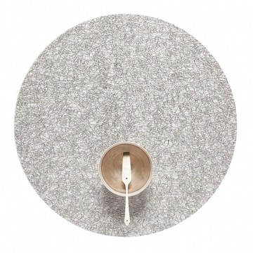 美國chilewich 金屬蕾絲Metallic Lace星鑽霧銀 抗菌環保餐墊