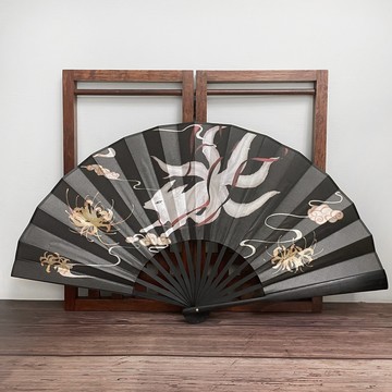 隔日到貨仙狐古風扇子 中國風男女絹扇 攝影寫真 舞蹈摺扇 筱雅衣舖【A47-7】