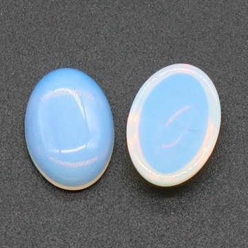 KJ--1239-10X14蛋形戒面 -水晶單弧面橢圓幾何DIY飾品鑲嵌裸石配件