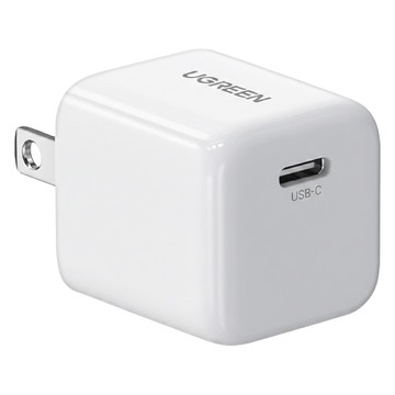 UGREEN 綠聯 20W USB-C/Type-C快充充電器  白色  1個