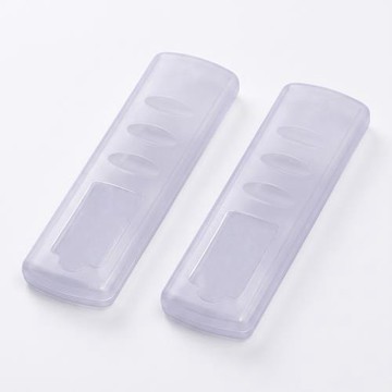全透明防塵防汗遙控器保護套 (18.5x5x2cm)-1組2入