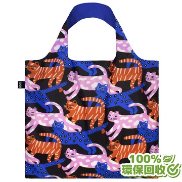 【LOQI】環保春捲包/購物袋｜咪咪貓貓_廠商直送