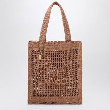 Chloé Tote Bag Summer Banana In Raffia