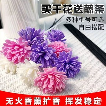 適用花露水䮠蚊凈化空氣揮髮裝飾花朵無火香薰精油擴香棒香熏條擴香花裝飾假花 EQTR