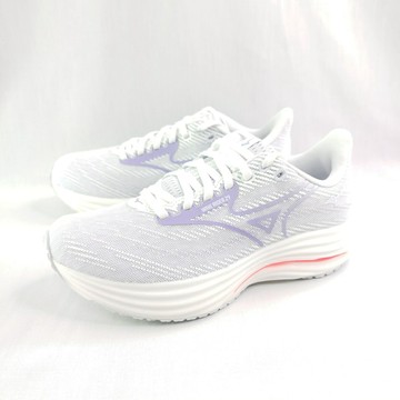 Mizuno J1GD250323 WAVE RIDER 29 女慢跑鞋 白灰紫【iSport愛運動】