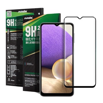 NISDA 完美滿版玻璃保護貼 for 三星 Samsung Galaxy A32 5G 使用-黑色