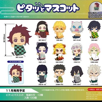 又敗家(現貨)BANDAI鬼滅之刃磁鐵絨布娃娃玩偶538公仔-竈門禰豆子我妻善逸富岡義勇水柱鬼滅の刃HASEPRO吉祥物【全館299超取免運】【APP下單點數4倍送】