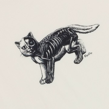 RIPNDIP INSIDE OUT TEE (BONE)