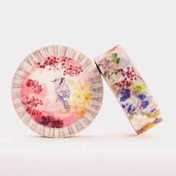 和紙膠帶 - 森林裡的彩色鳥