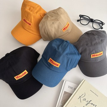 【FJstore】KODAK 柯達 黃標 長型logo款 老帽 棒球帽 帽子