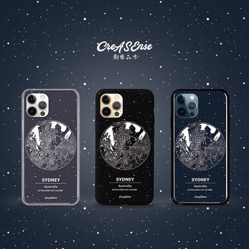 CreASEnse 旅行地圖系列 雪梨 手機殼 空壓殼 液態矽膠 不只蘋果更多安卓 CSBF16