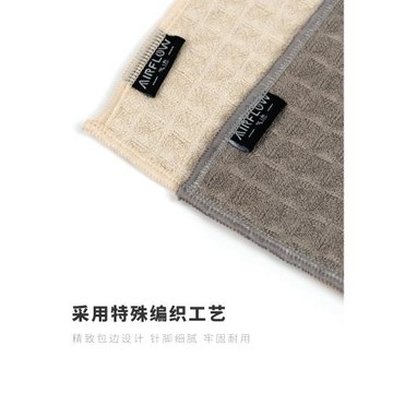 ✅氣流咖啡吧臺清潔布吧臺毛巾帶掛繩小毛巾咖啡師抹