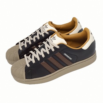 休閒鞋 Superstar II 男鞋 黑 棕 皮革 貝殼頭 愛迪達 JP9187