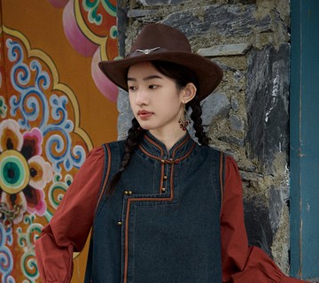 【無袖坎肩】 城市遊牧風/文藝牛仔背心