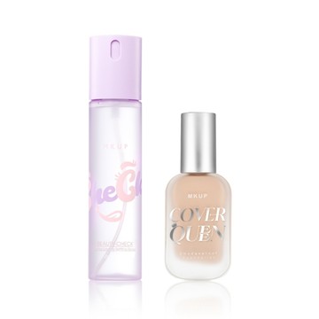 MKUP 美咖 外貌Check持久定妝噴霧+(持久粉底液SPF34/水光粉底液SPF34)二擇一