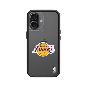 iPhone 17 Mod NX -邊框背蓋組合 (相機按鈕) 黑 - NBA - Logo-洛杉磯湖人 L.A. Lakers