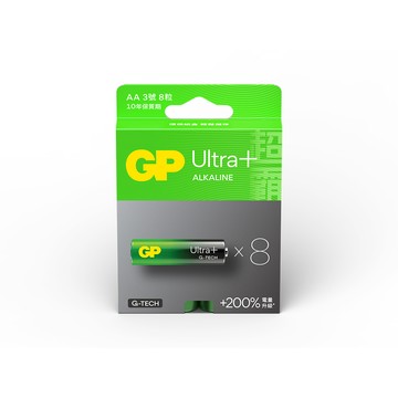 GP 3號超特強鹼性電池8入Ultra Plus(卡裝)