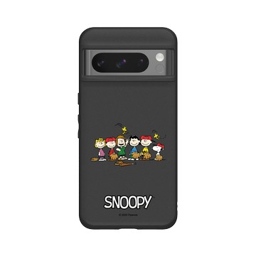 Pixel 8 Pro SolidSuit 黑 - 史努比 Snoopy - 一起打棒球！
