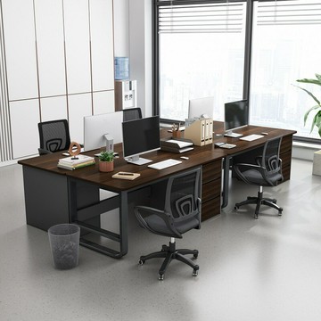 APP下單享點數9% 辦公桌椅組合電腦桌臺式簡約現代學生書桌學習職員工作臺簡易桌子