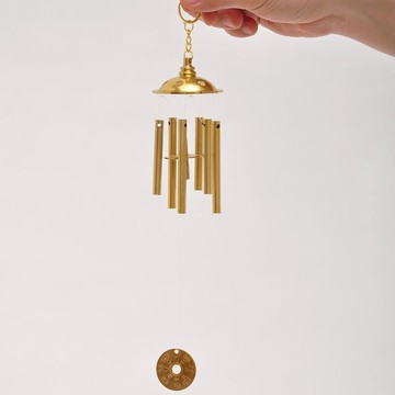 黃銅風鈴掛飾掛件門飾陽臺風水裝飾品家居臥室招財工藝品佛具擺件