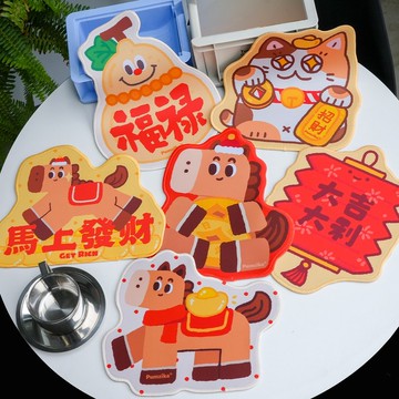馬年喜慶創意滑鼠墊電競游戲辦公大滑鼠墊滑鼠墊