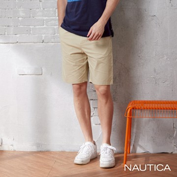 Nautica 男裝 COOLMAX都會休閒短褲-卡其色