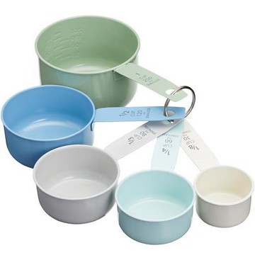 《KitchenCraft》復古不鏽鋼量杯5件