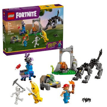 LEGO樂高要塞英雄積木組 蕉寶與火星塞的營地 250片  1盒  多色